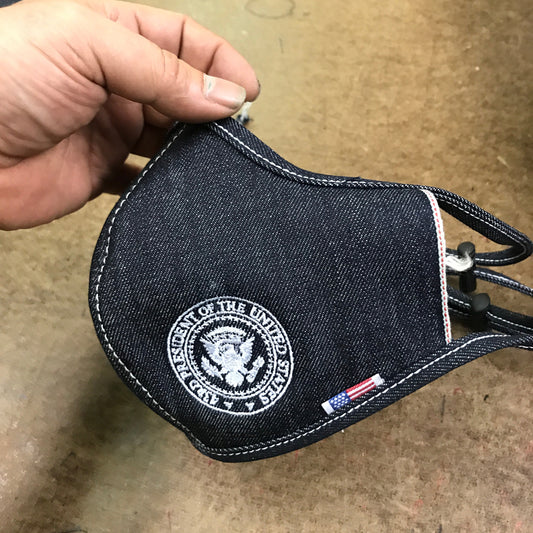 POTUS Denim and Duck Canvas Mask