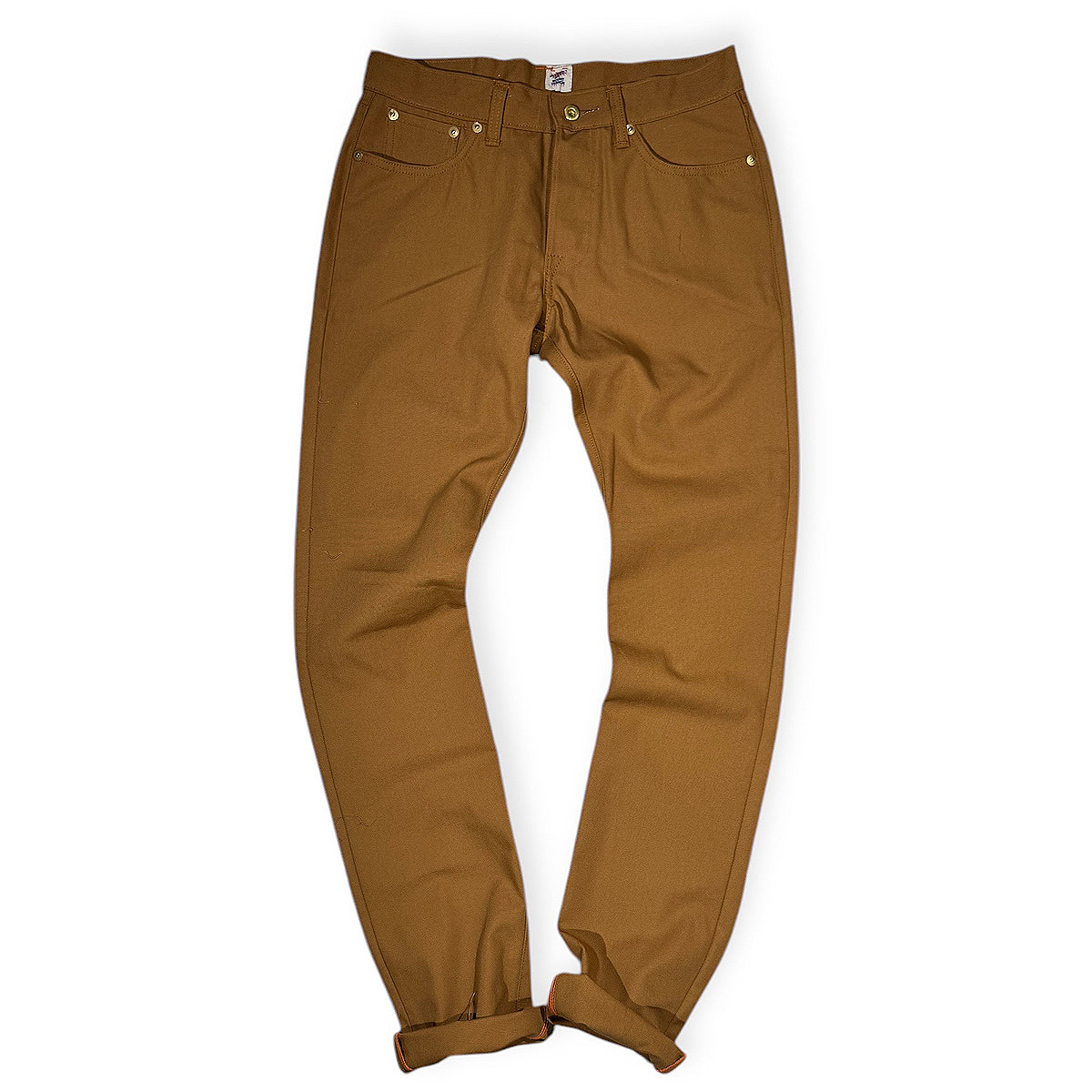 131 10oz Duck Canvas Ochre Brown Pocket Model [Slim Fit 901