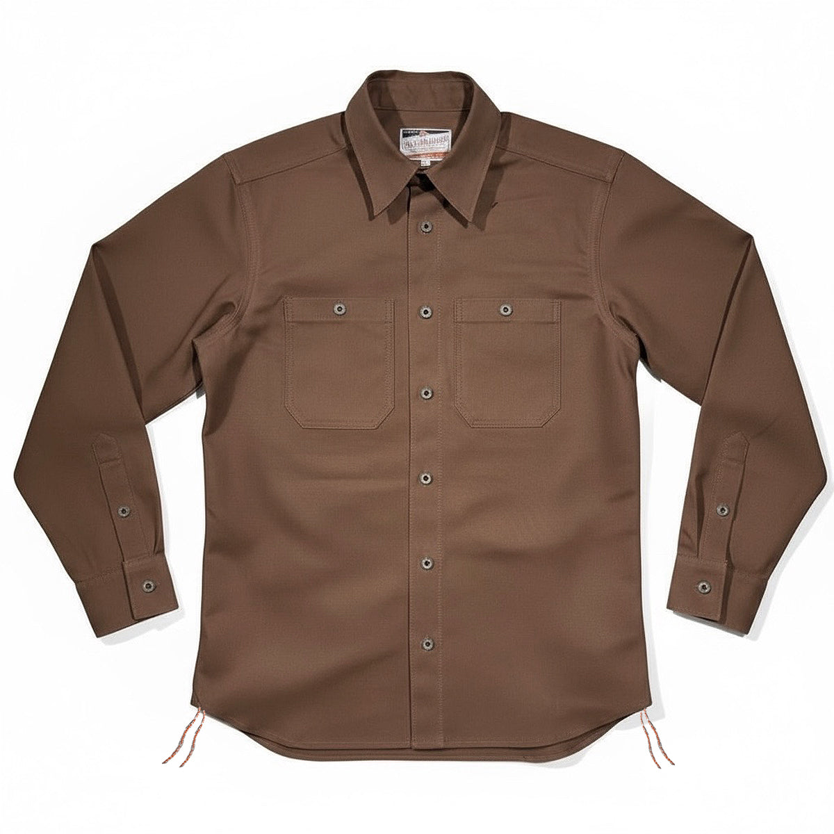 133 12oz USA Duck Canvas Work Shirt Timber Brown – CFDCo.