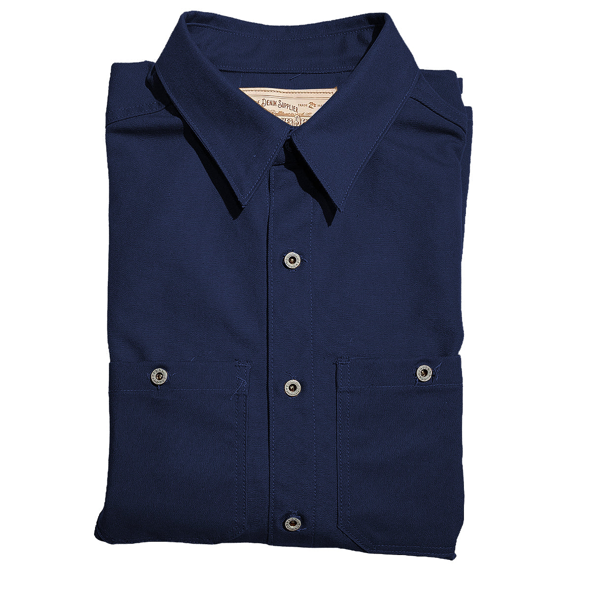 #133 12oz USA Duck Canvas [ Various Colors } "WORK SHIRT" Navy