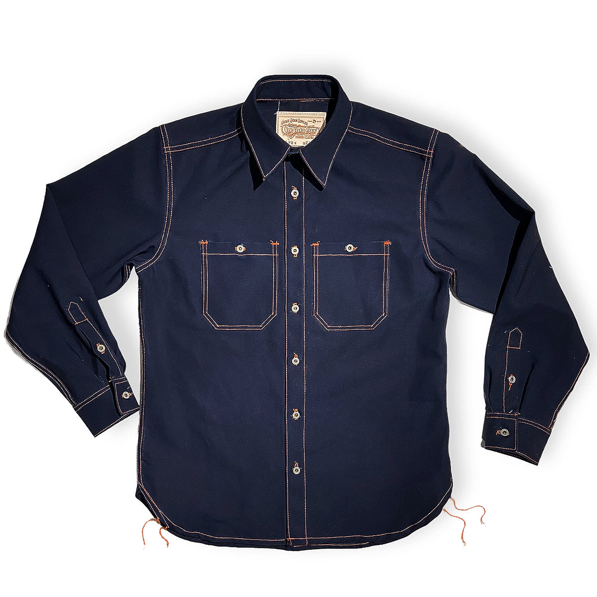 #133 12oz USA Duck Canvas [ Various Colors } "WORK SHIRT" Navy