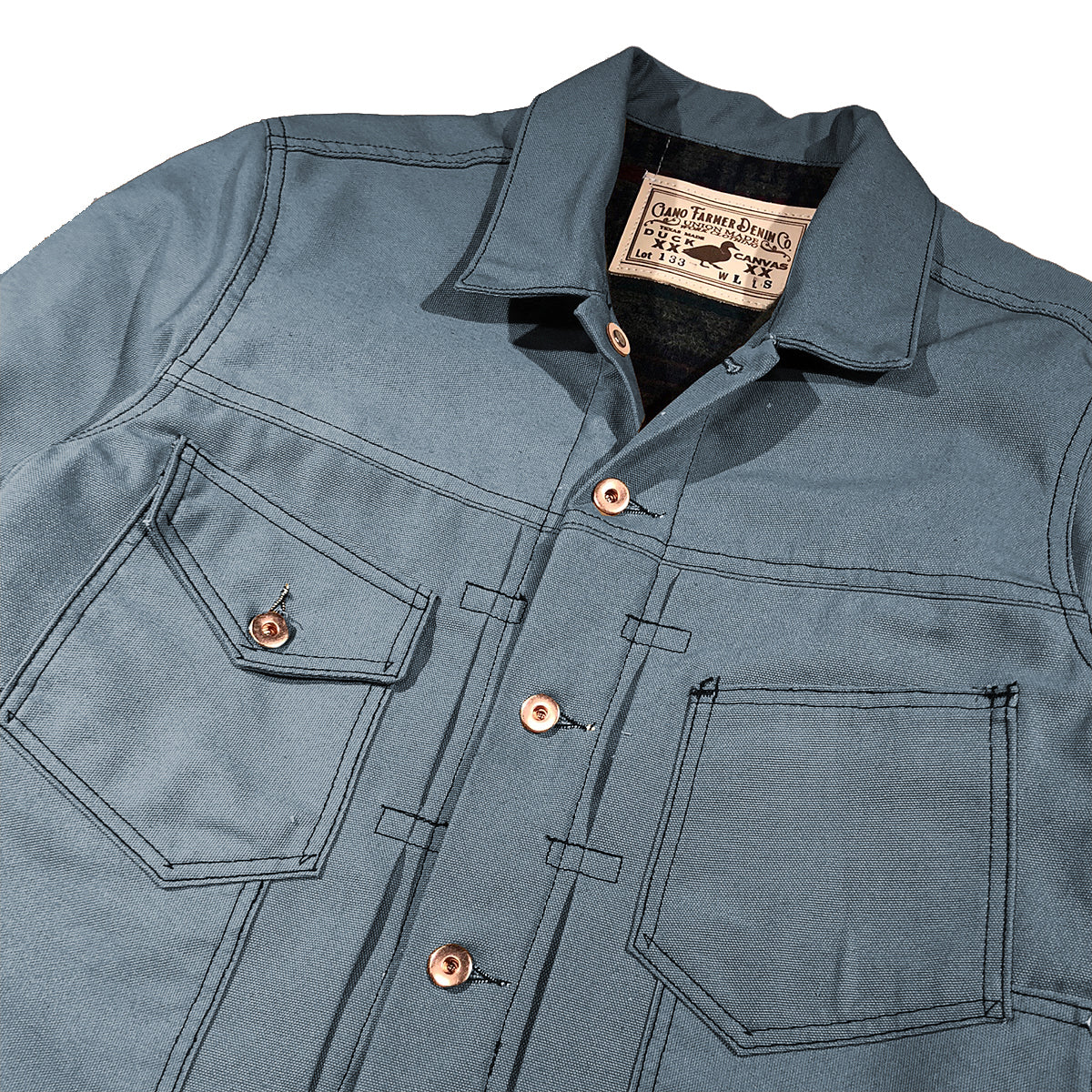 #133 12oz Duck Canvas Field Hand Jacket Seagrass {Various Colors}