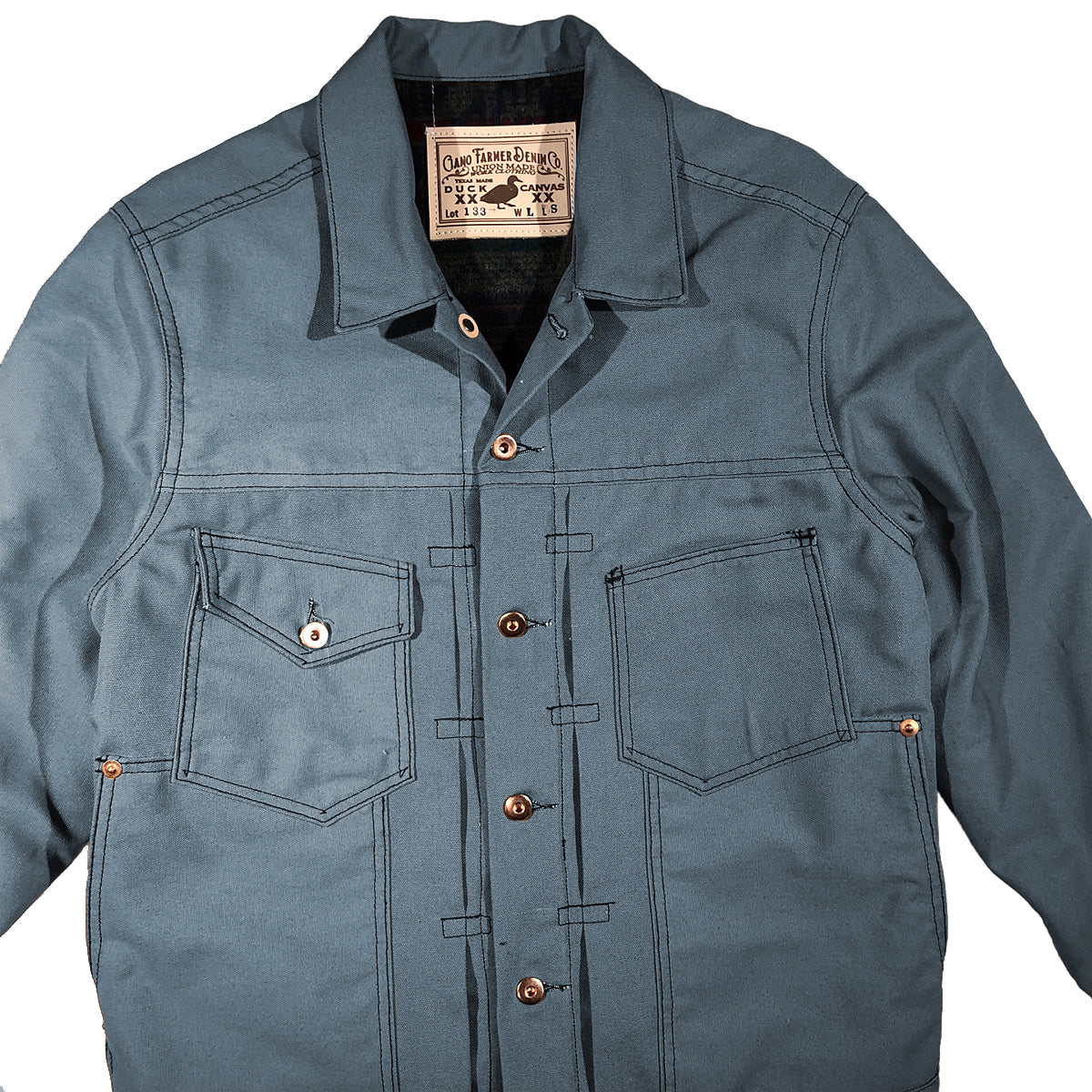 #133 12oz Duck Canvas Field Hand Jacket Seagrass {Various Colors}