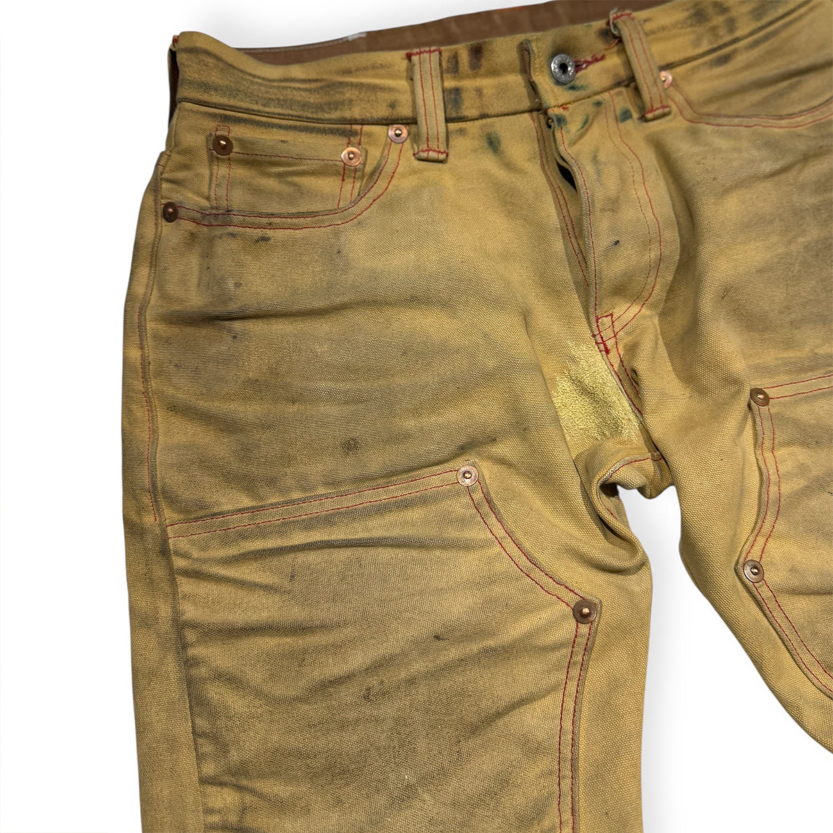 #134 18oz Duck Canvas 5 Pocket Model Lite Ochre