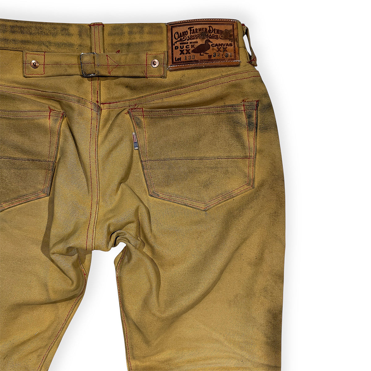 #134 18oz Duck Canvas 5 Pocket Model Lite Ochre