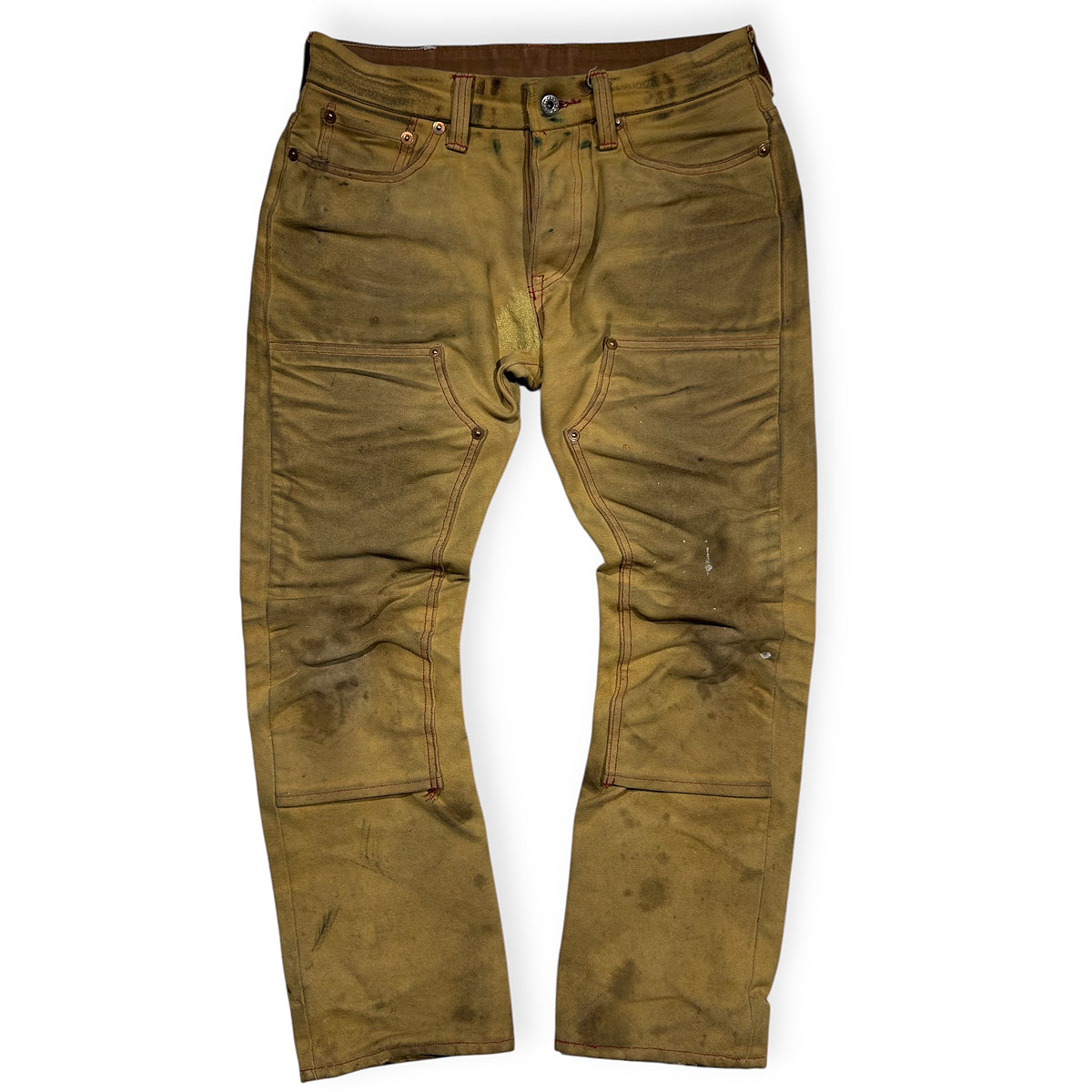 #134 18oz Duck Canvas 5 Pocket Model Lite Ochre