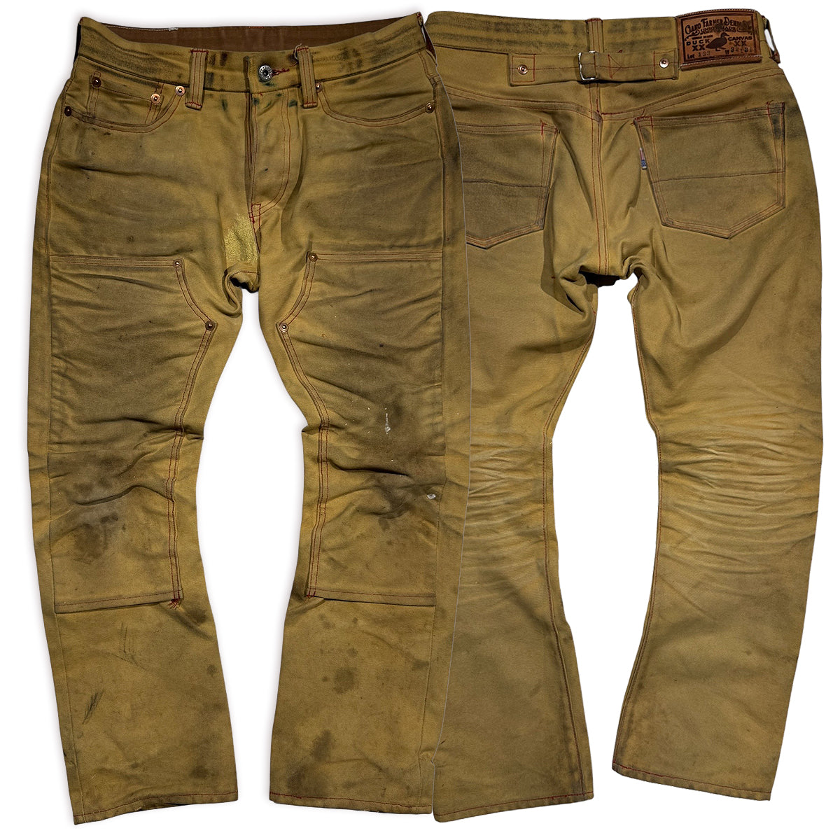 #134 18oz Duck Canvas 5 Pocket Model Lite Ochre