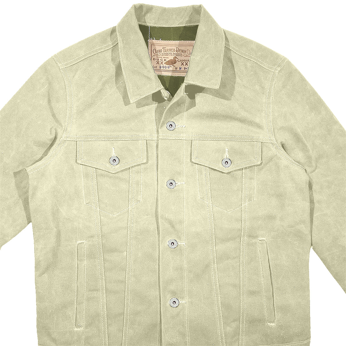 #3006 1967 Type III Modify Jacket 18oz Wax Duck Canvas Natural "Pinkerton"