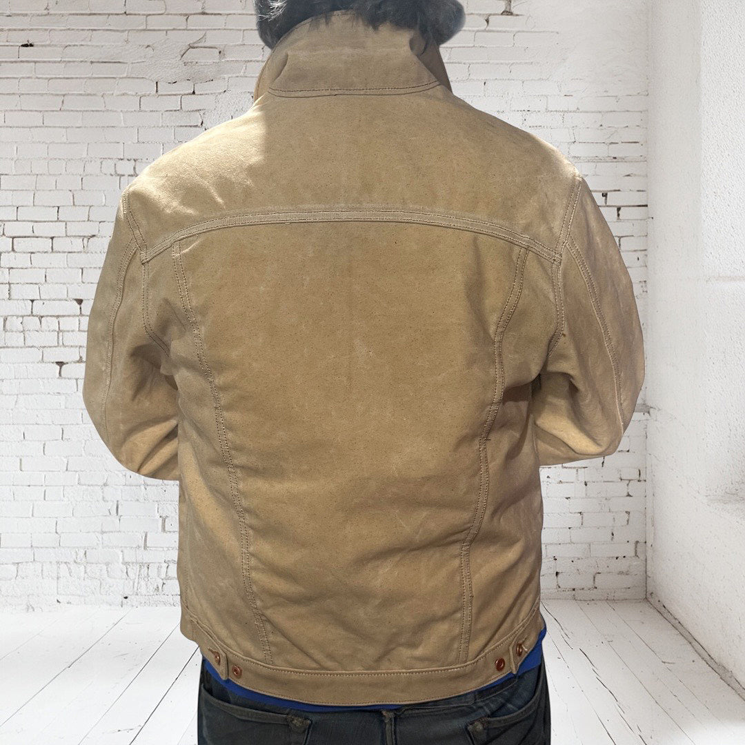 #3006 18oz Wax Duck Canvas Natural "Pinkerton" Fieldhand Jacket