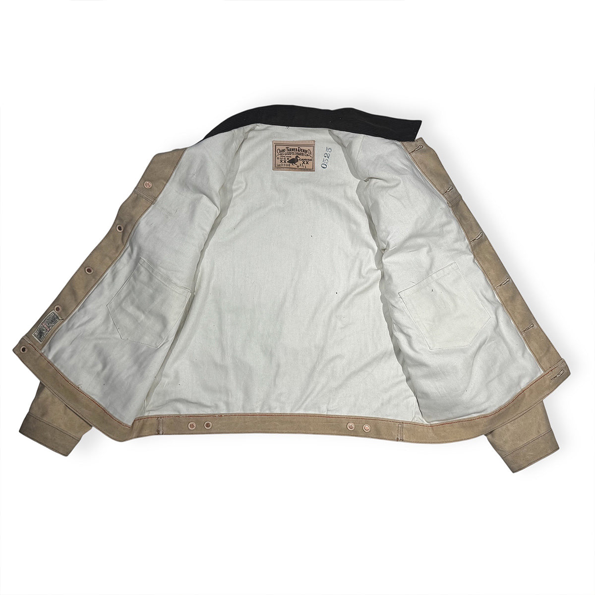 #3006 18oz Wax Duck Canvas Natural "Pinkerton" Fieldhand Jacket
