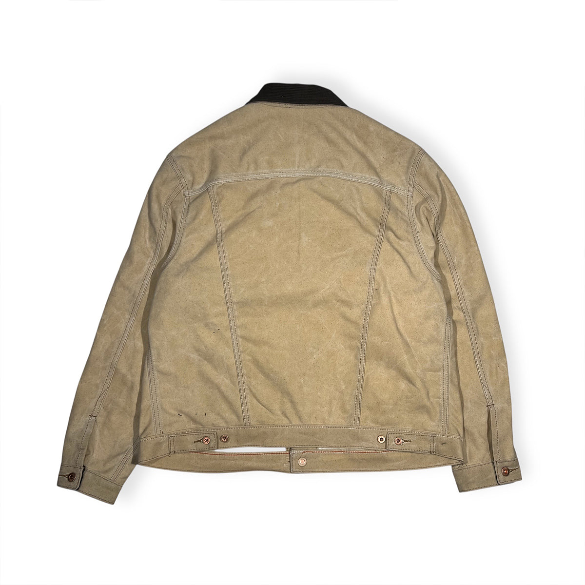 #3006 18oz Wax Duck Canvas Natural "Pinkerton" Fieldhand Jacket