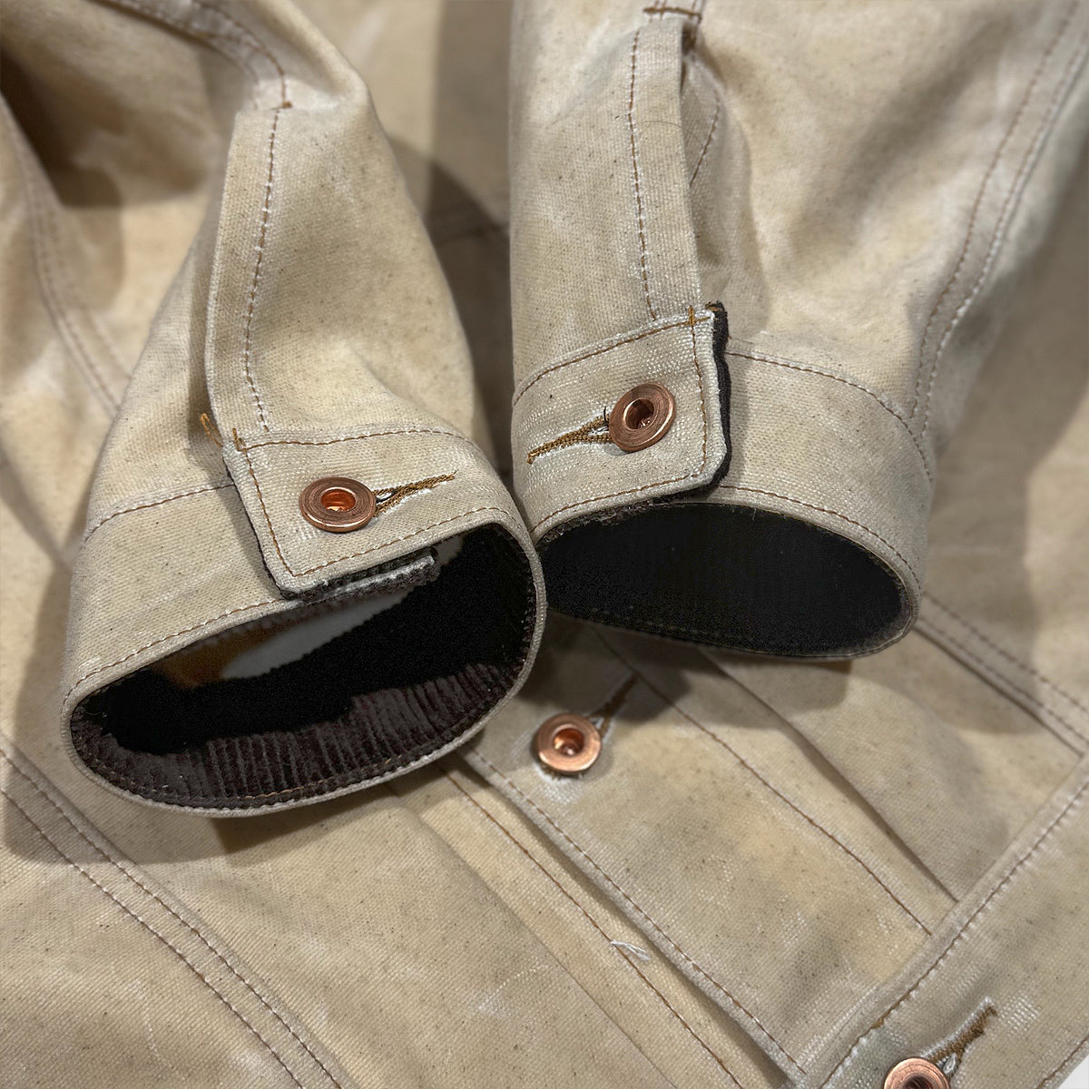 #3006 18oz Wax Duck Canvas Natural "Pinkerton" Fieldhand Jacket