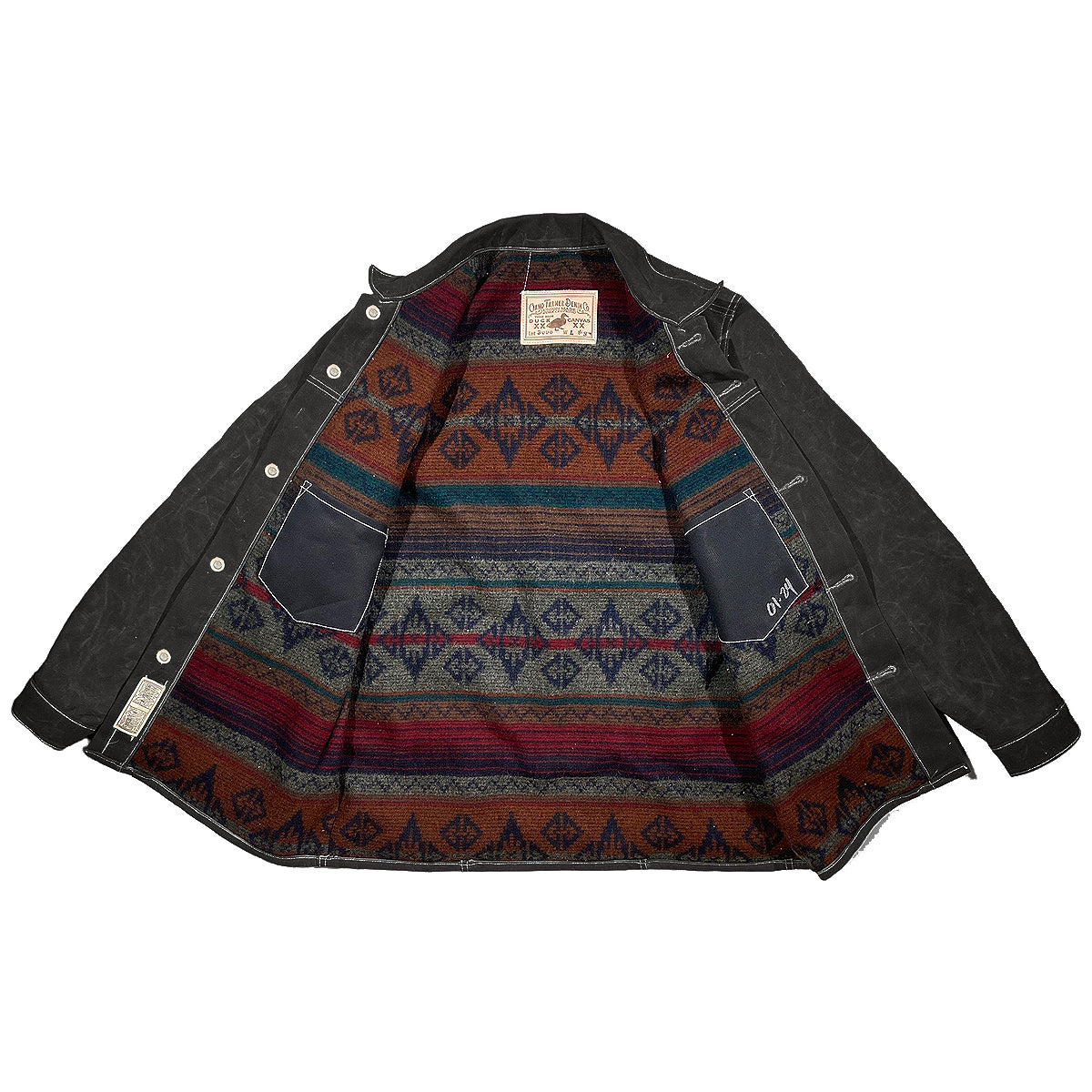 #3006 18oz Wax Duck Canvas Car Coat the "PABLO" Black