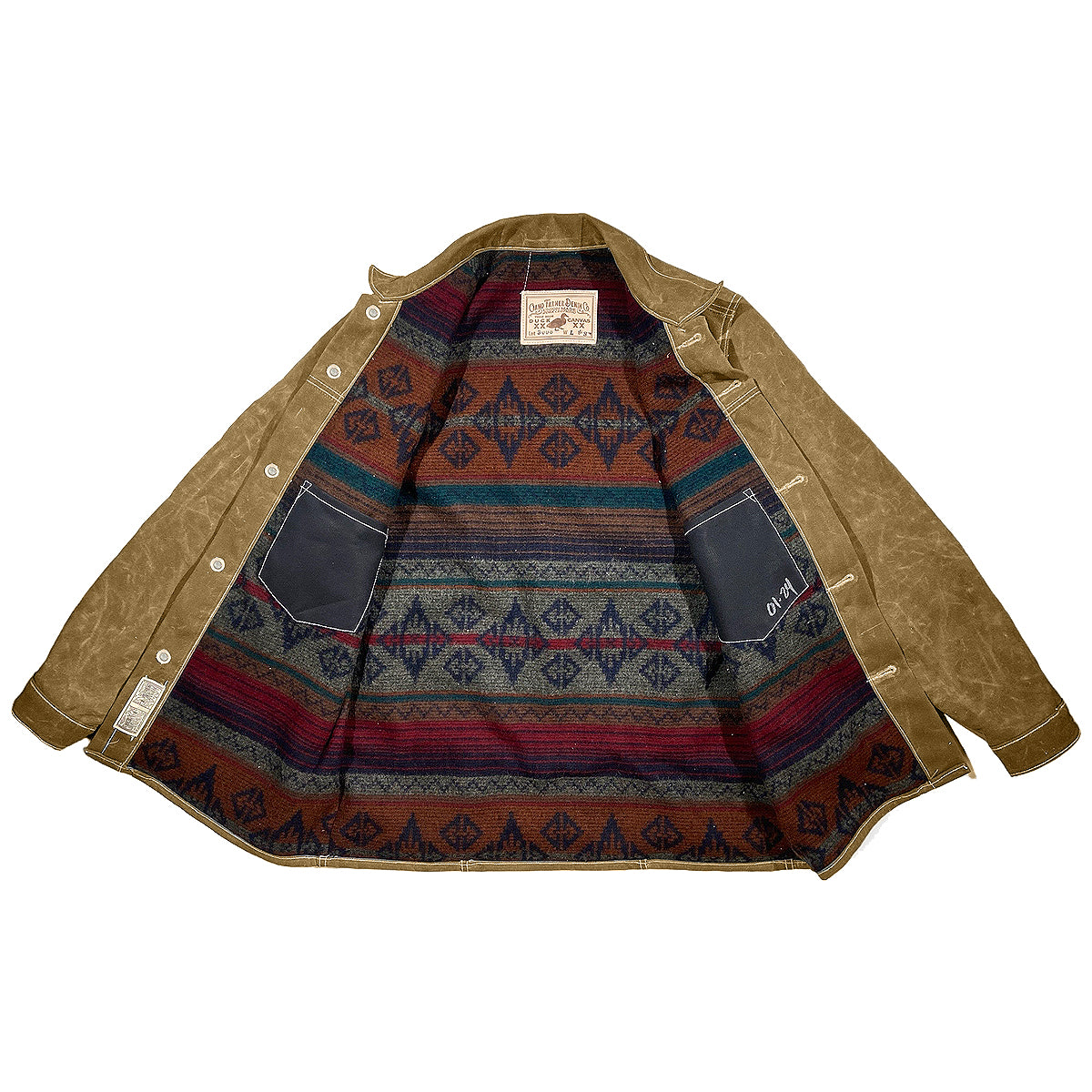 #3006 18oz Wax Duck Canvas Car Coat the "PABLO" Nut Meg Brown