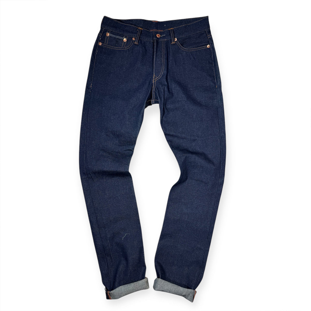 Vintage Dead Stock 1960s USA 15oz Broken Twill Selvage Denim [Slim