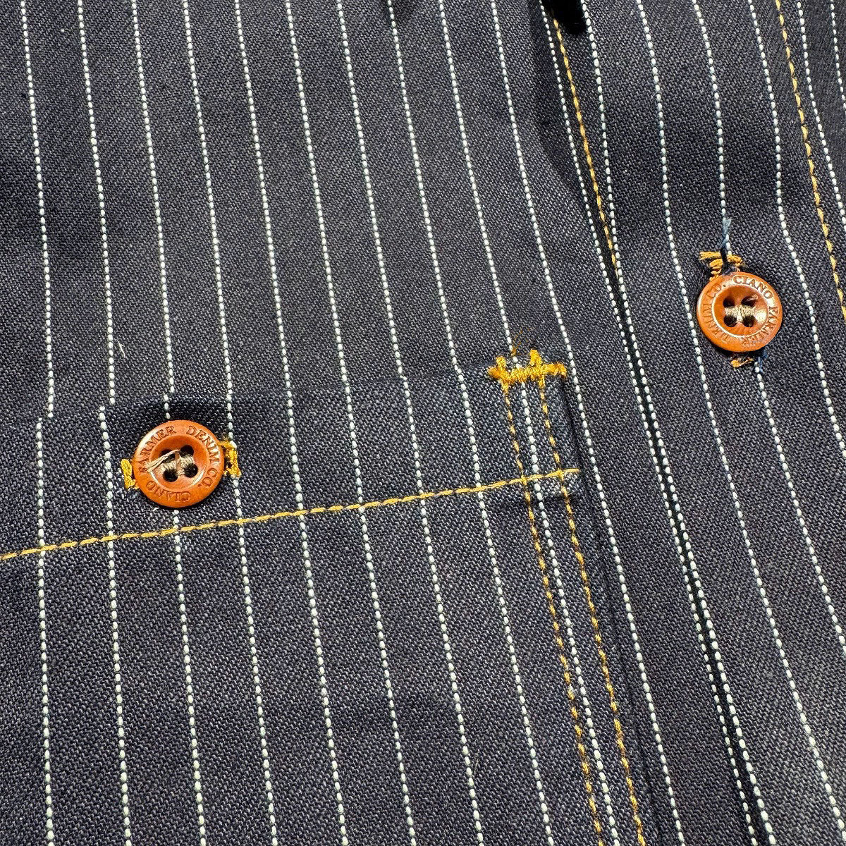 #3192 13.5oz Japanese Indigo/Indigo WABASH White Selvage Work Shirt