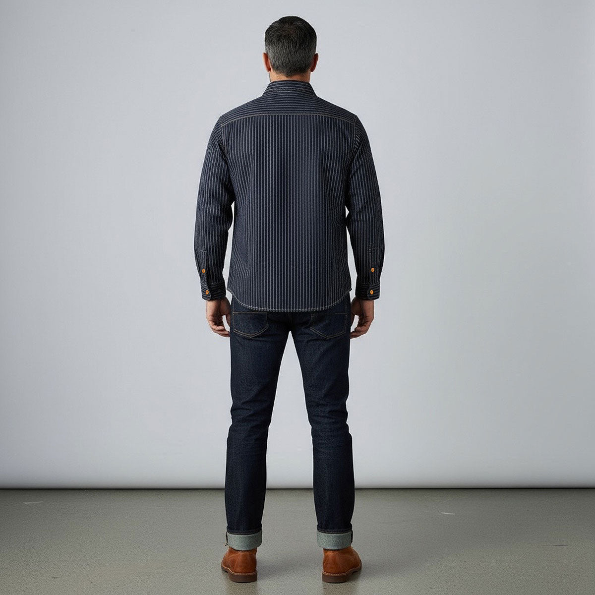 #3192 13.5oz Japanese Indigo/Indigo WABASH White Selvage Work Shirt