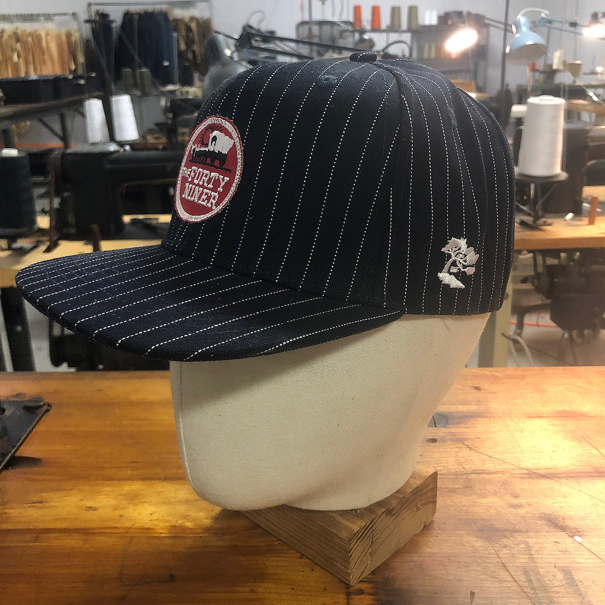 #3192 13.5oz Japanese Indigo/Indigo WABASH White Selvage Vintage HAT Patch 60s "49er Railway" Patch