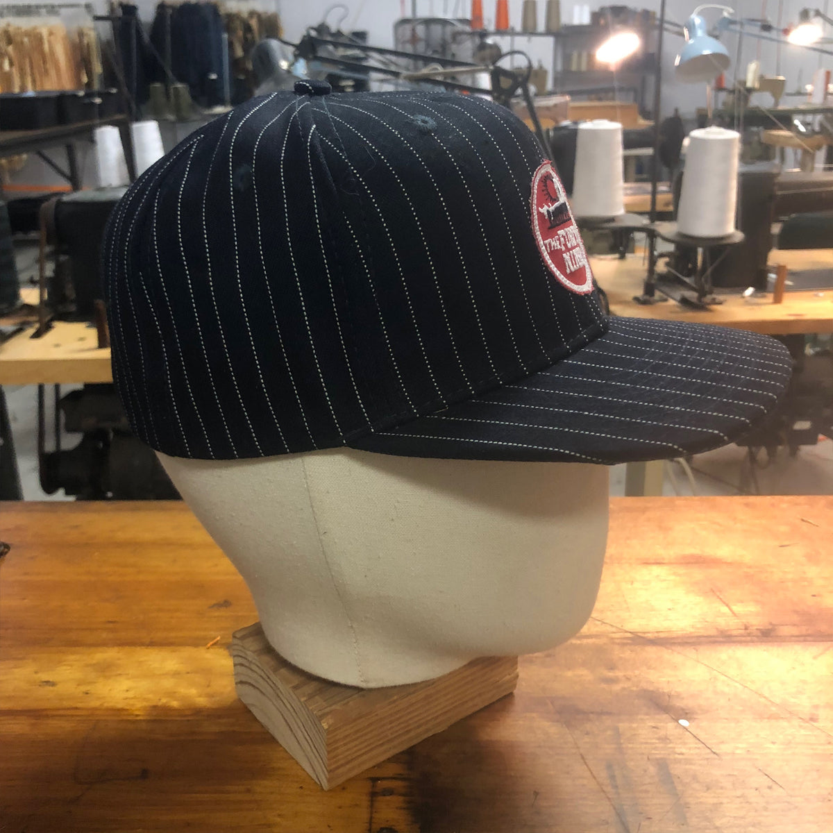 #3192 13.5oz Japanese Indigo/Indigo WABASH White Selvage Vintage HAT Patch 60s "49er Railway" Patch