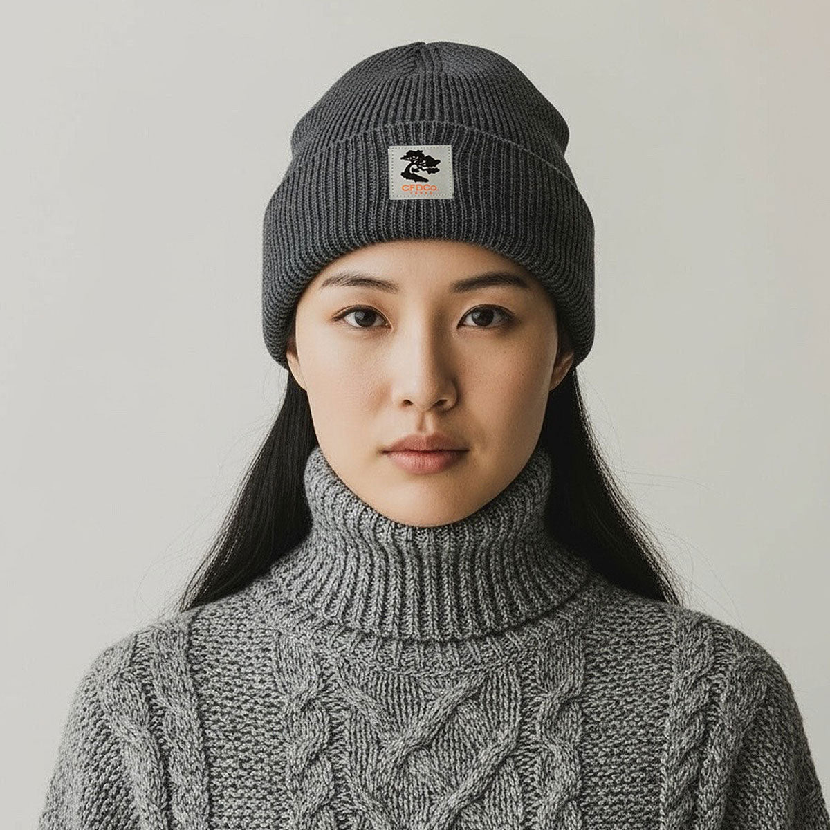 VINCE 100% Cashmere Brushed Rib Knit Cuff 
Beanie Hat Heather Gray OS NWT Unisex Cashmere Beanie products for sale | eBay main image 4