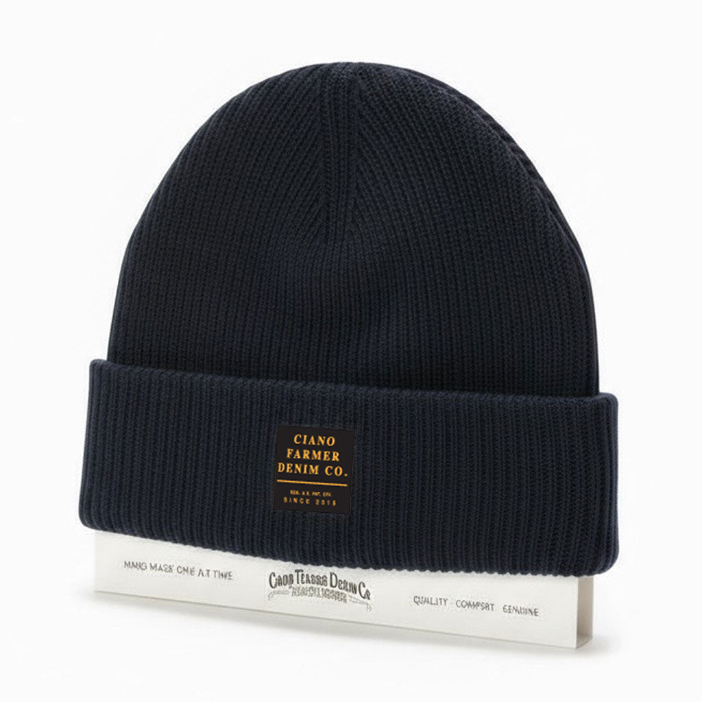Black Cashmere Merino Wool Beanie Mil Spec