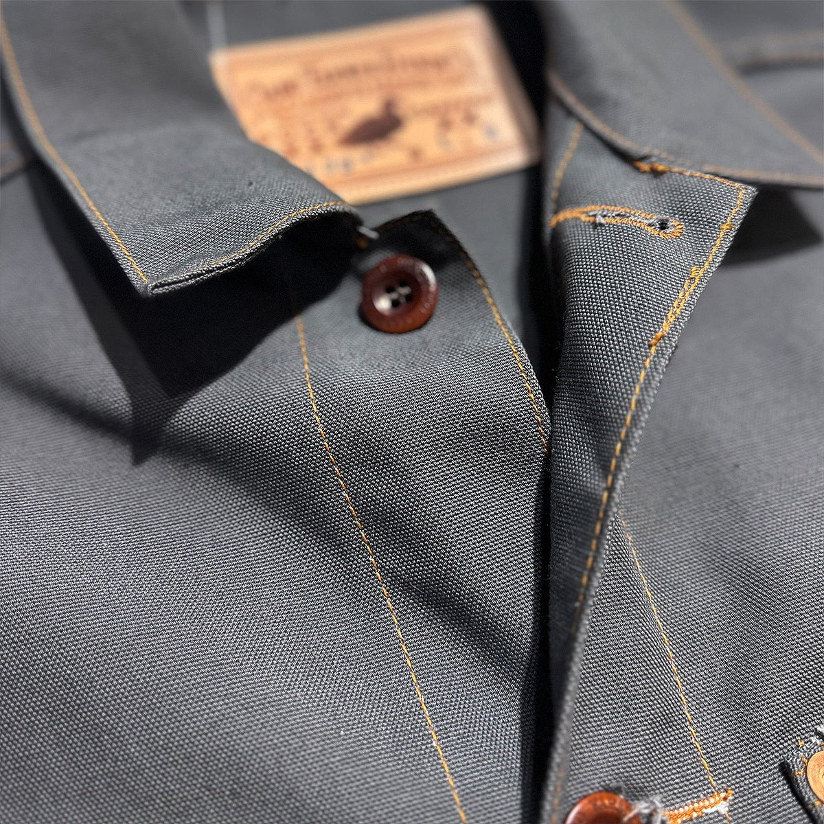#133 12oz Duck Canvas Core Coat Grey