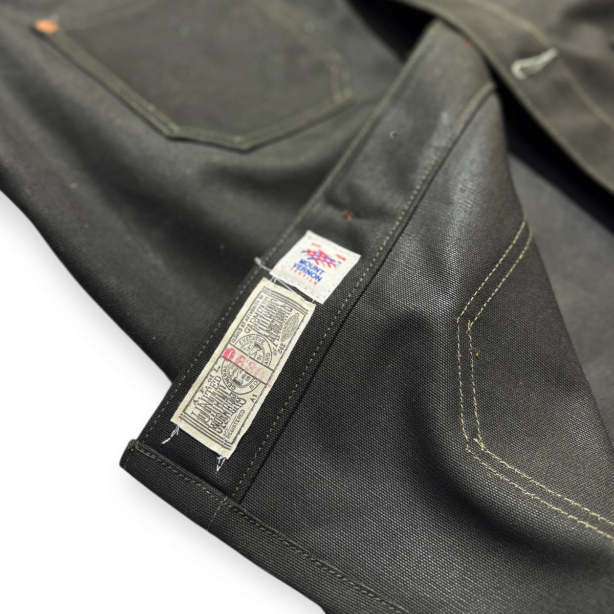 #133 12oz Duck Canvas Core Coat Olive