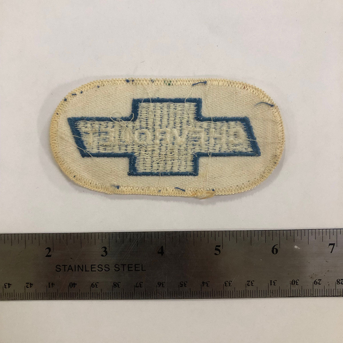 14oz TEXAS Denim Vintage HAT Patch 60s "Chevrolet" Patch