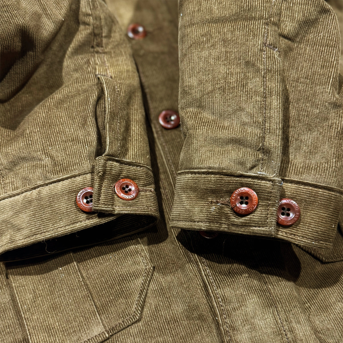 11 Wale Corduroy Elmer Hunting Jacket Field Olive