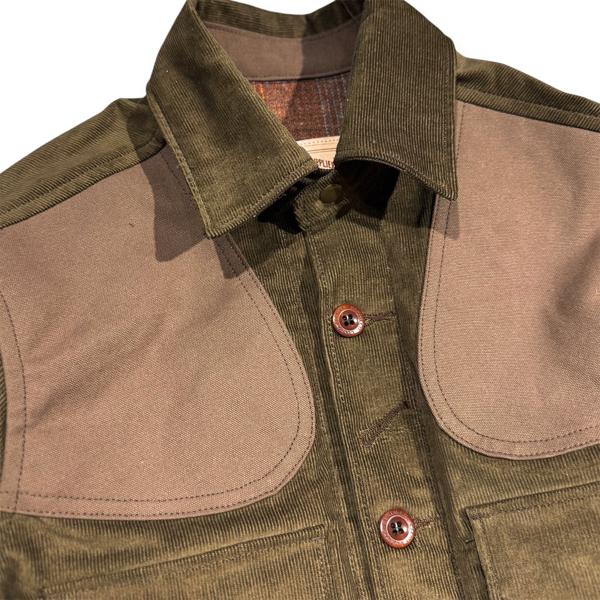 11 Wale Corduroy Elmer Hunting Jacket Field Olive