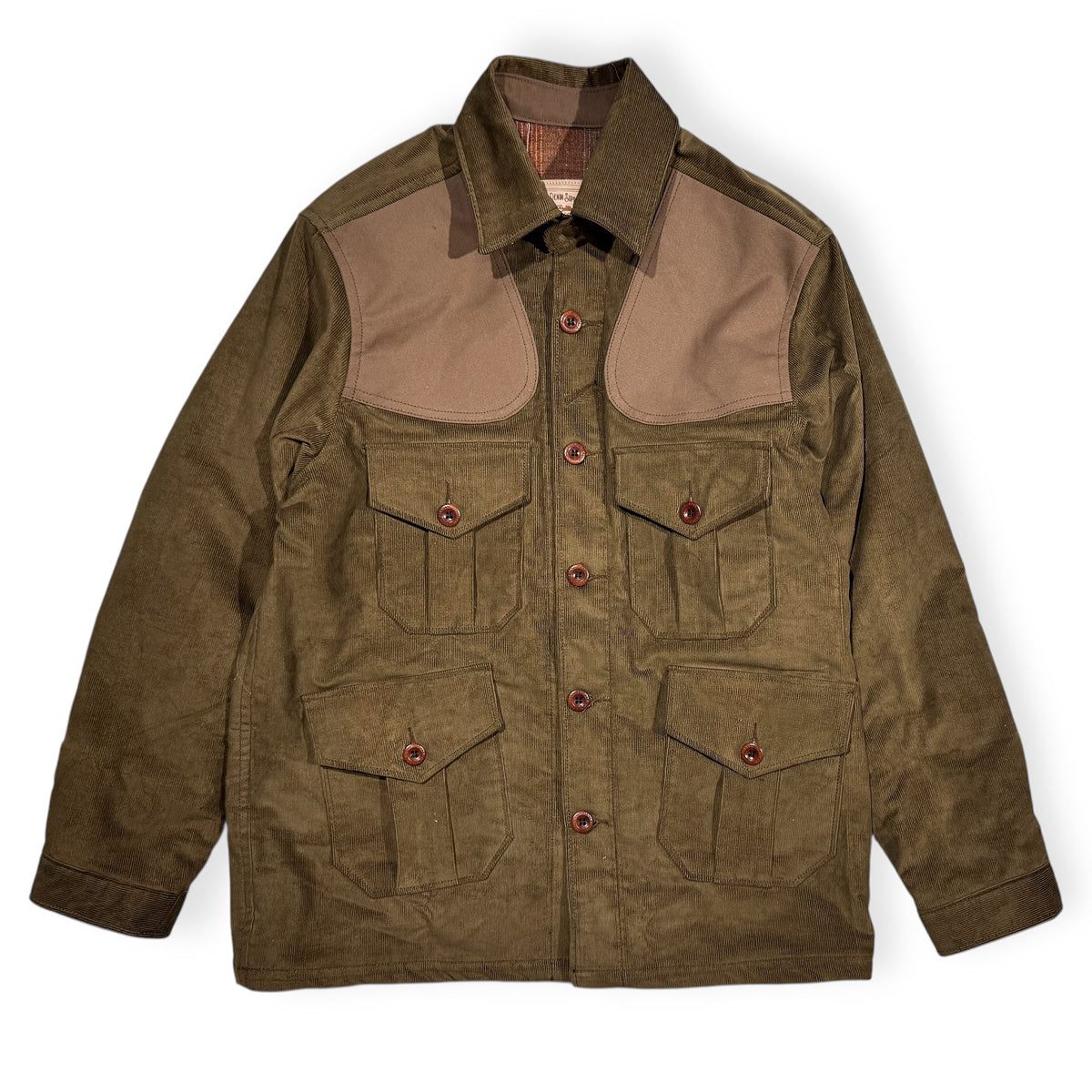 11 Wale Corduroy Elmer Hunting Jacket Field Olive