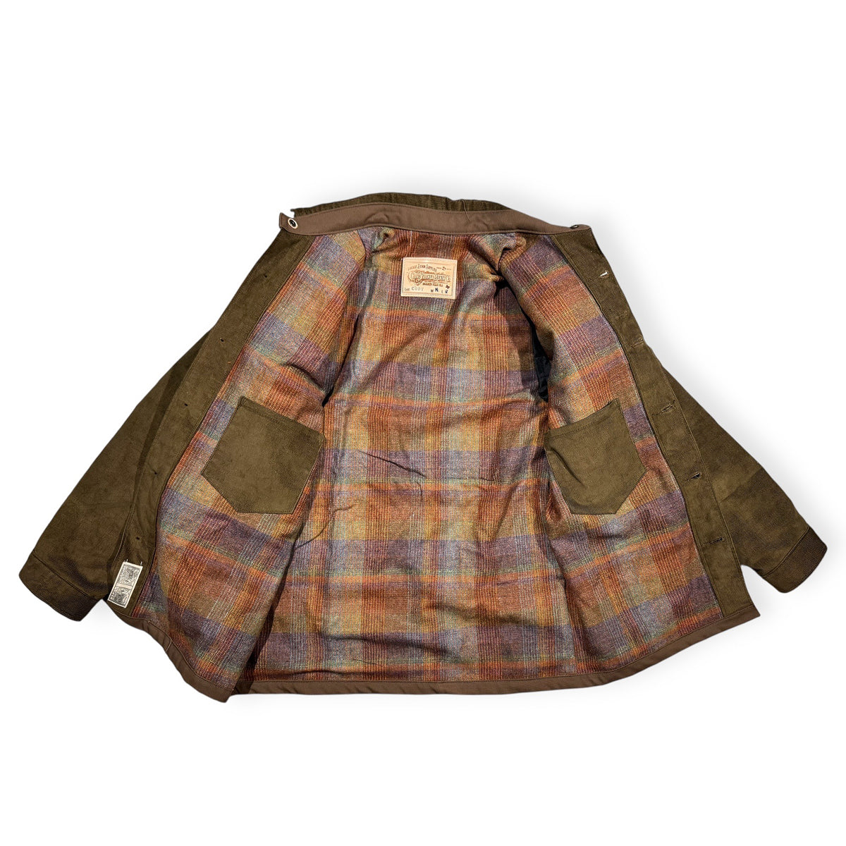 11 Wale Corduroy Elmer Hunting Jacket Field Olive