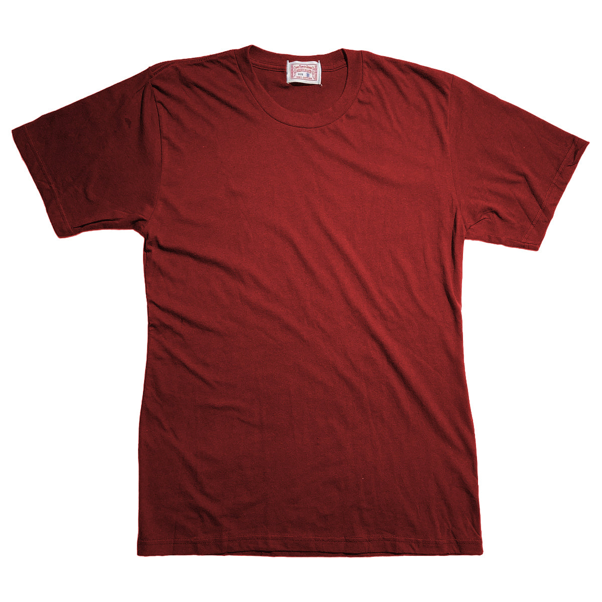 4.4oz TEXAS MADE Crew Neck CRANBERRY