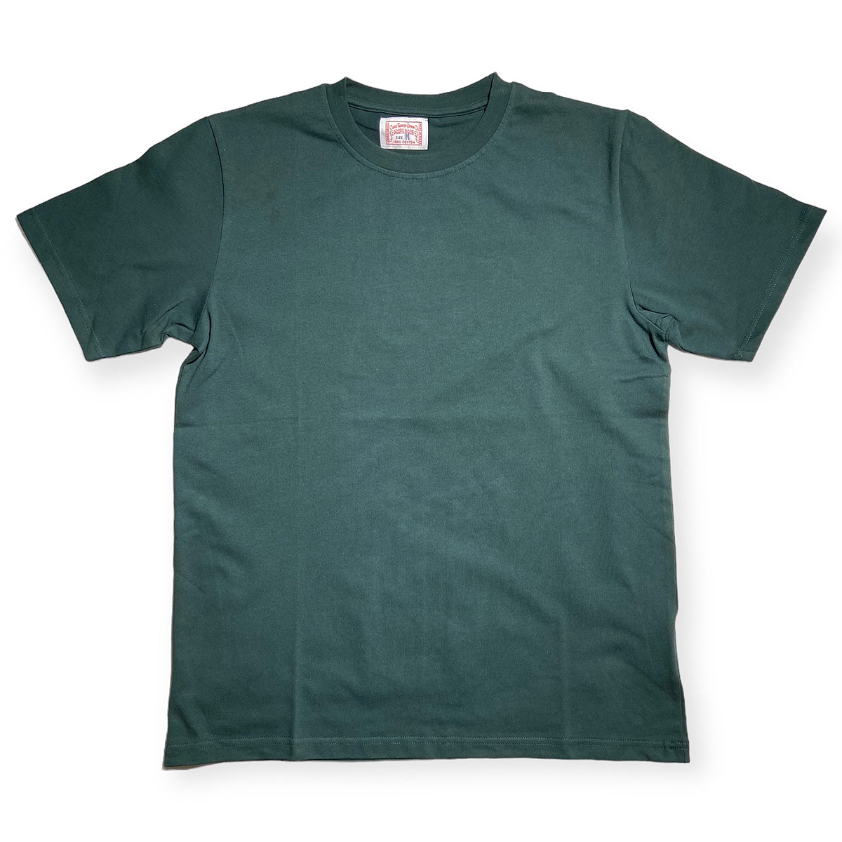 8.4oz TEXAS MADE "HEAVY ORGANIC" Crew Neck Kelly Green