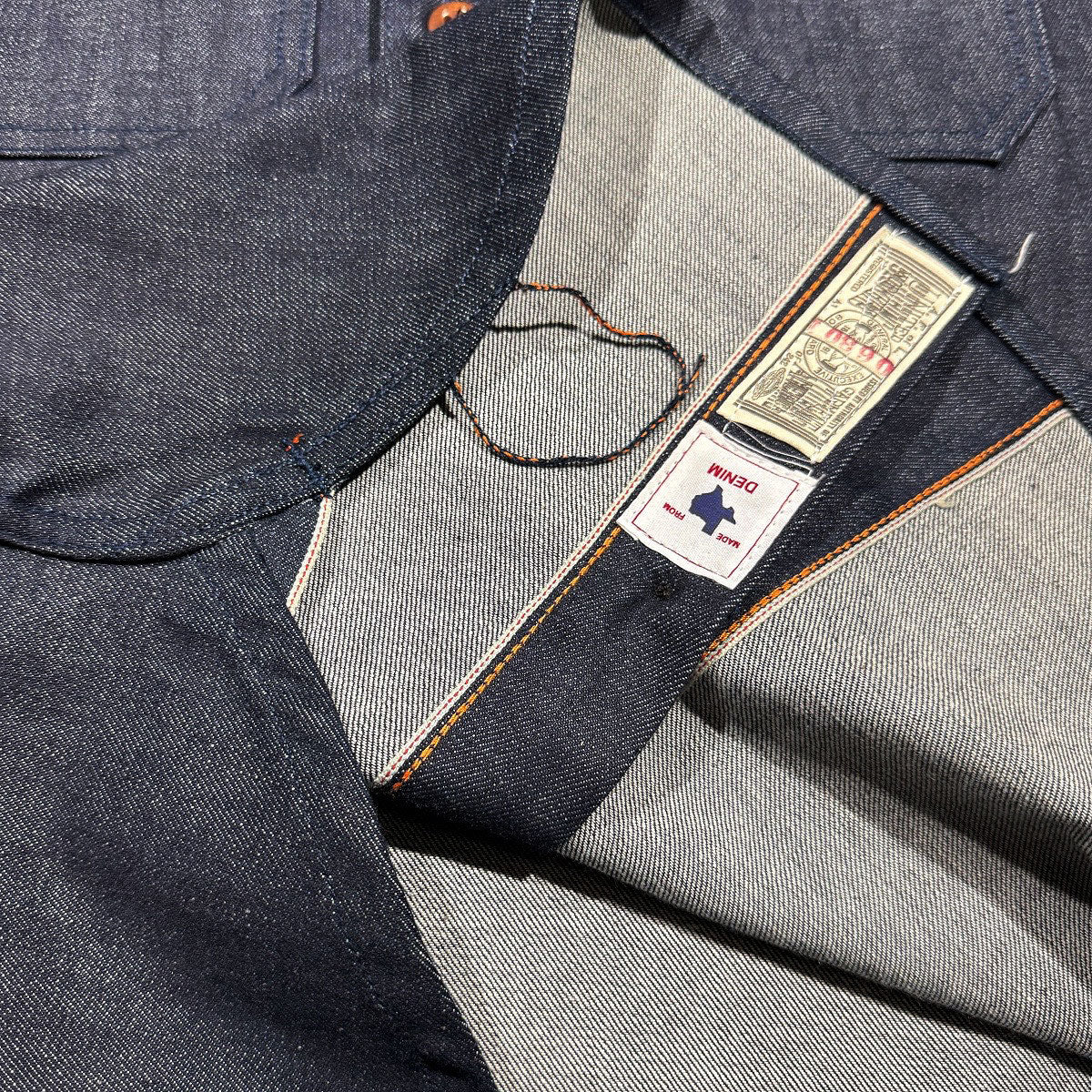 #TEX 13.5oz TEXAS DENIM Red Selvage Work Shirt