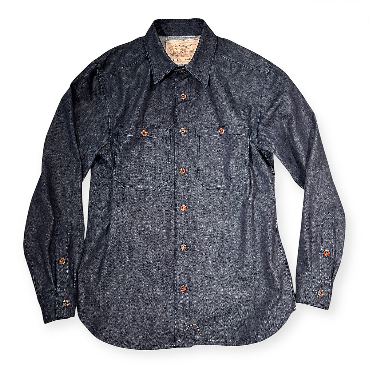 #TEX22 13.5oz TEXAS DENIM Red Selvage Work Shirt