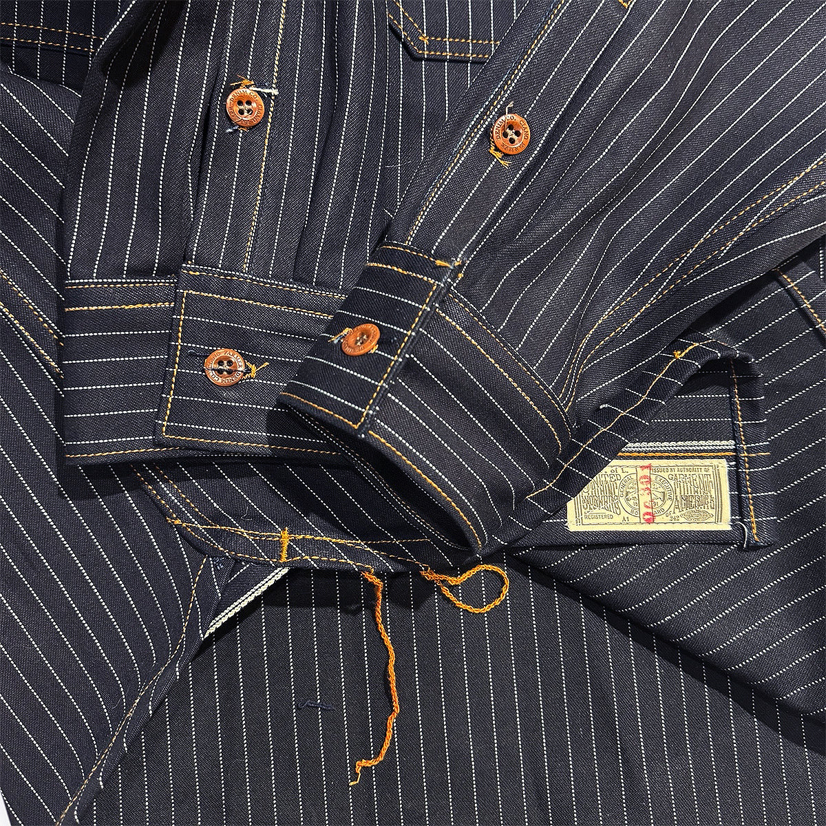 #3192 13.5oz Japanese Indigo/Indigo WABASH White Selvage Work Shirt