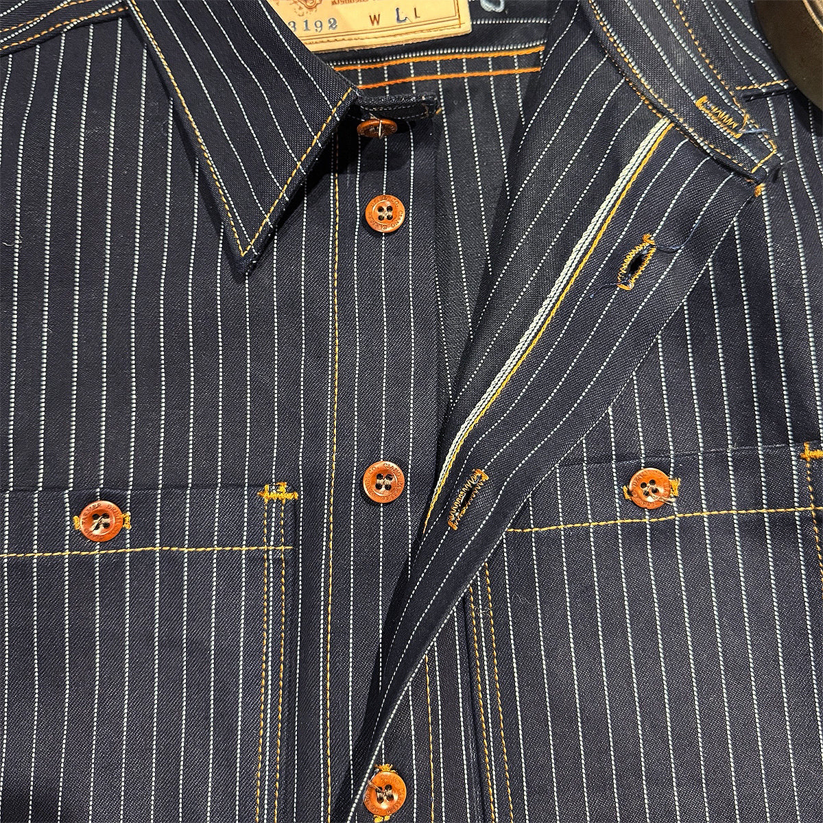 #3192 13.5oz Japanese Indigo/Indigo WABASH White Selvage Work Shirt