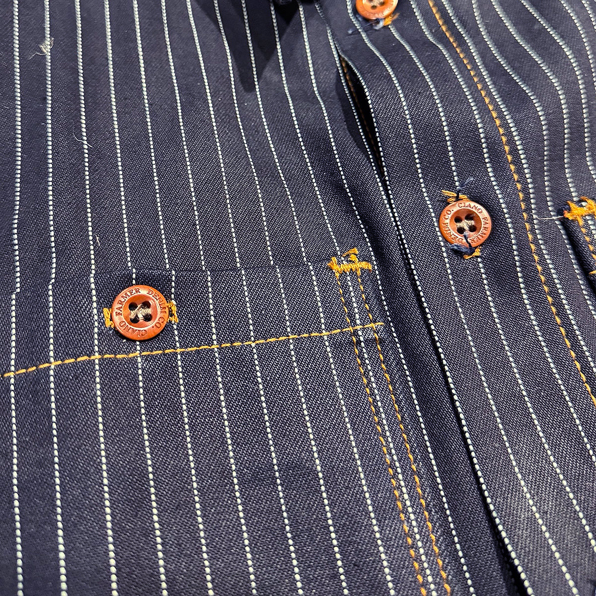 #3192 13.5oz Japanese Indigo/Indigo WABASH White Selvage Work Shirt