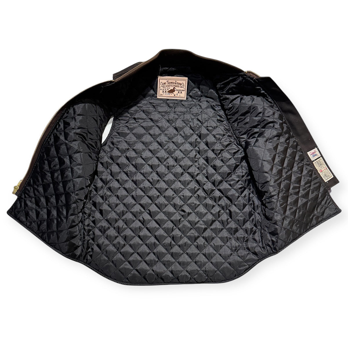 #133 12oz Duck Canvas Lined Workman Waistcoat Brown