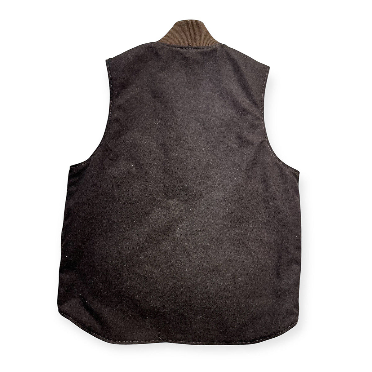 #133 12oz Duck Canvas Lined Workman Waistcoat Brown