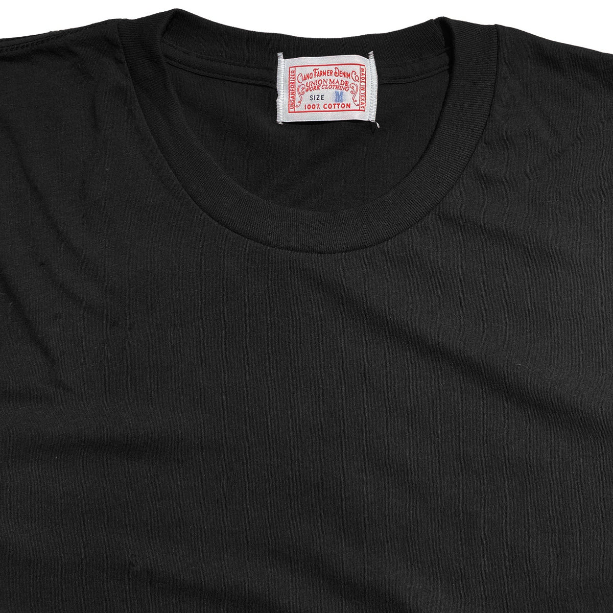 4.4oz TEXAS MADE Crew Neck Black