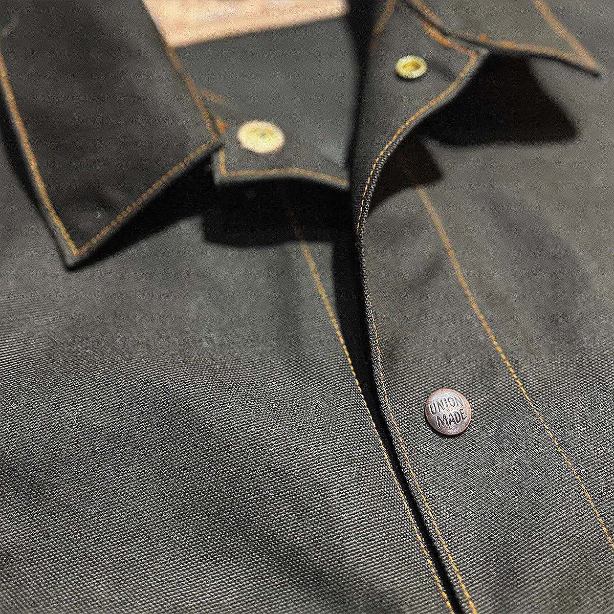 #133 12oz Duck Canvas Barbary Core Coat Olive