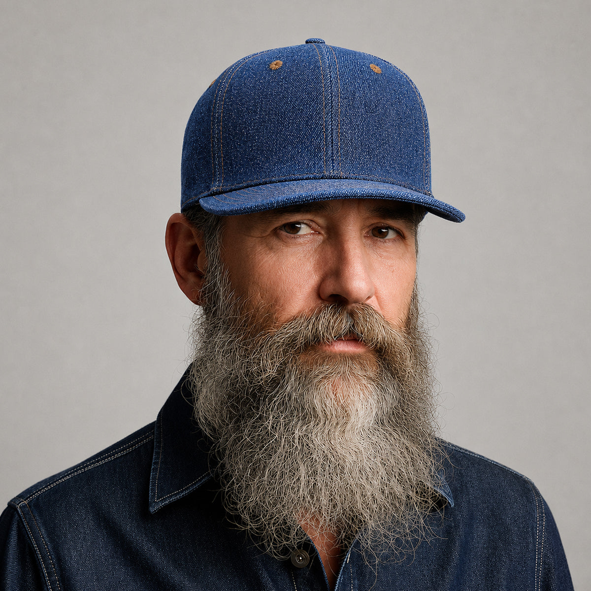 14oz Cone Mills Denim Snapback HAT Blank