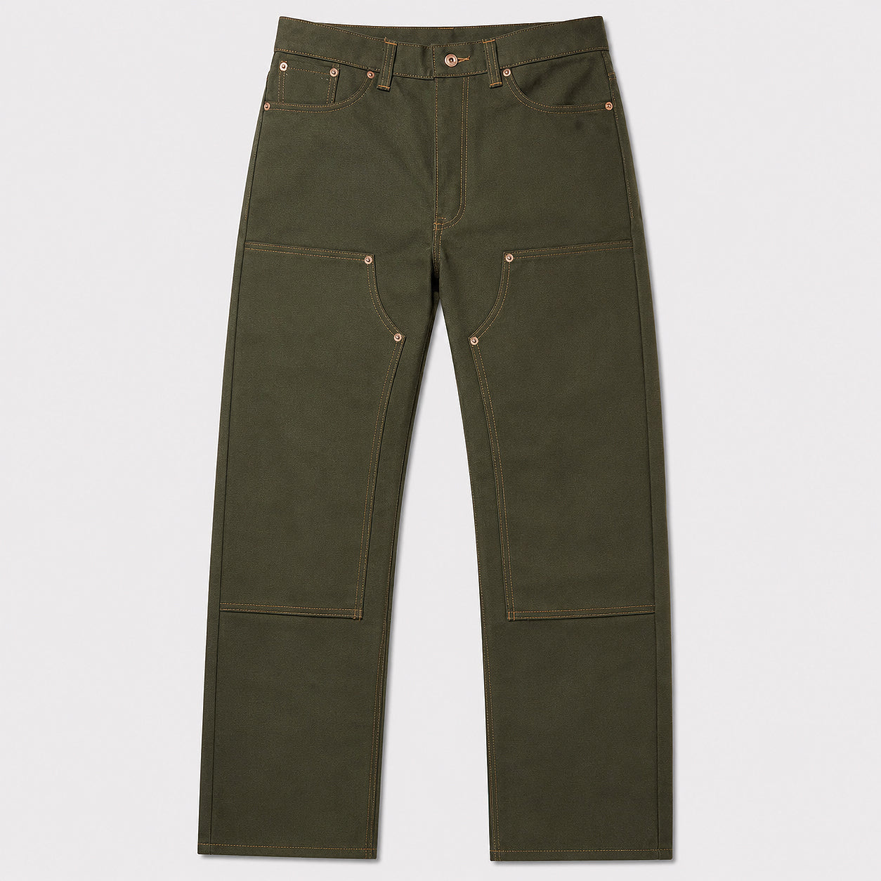 18oz Duck Canvas Green Vintage Selvage | CFDCo. Texas