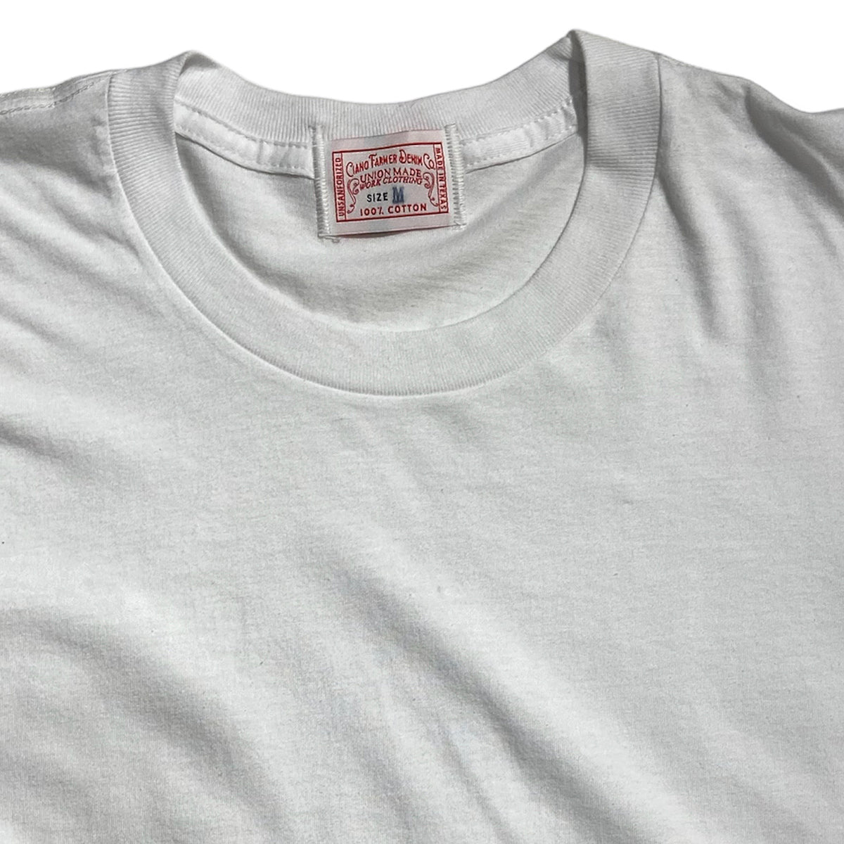 4.4oz TEXAS MADE Crew Neck White