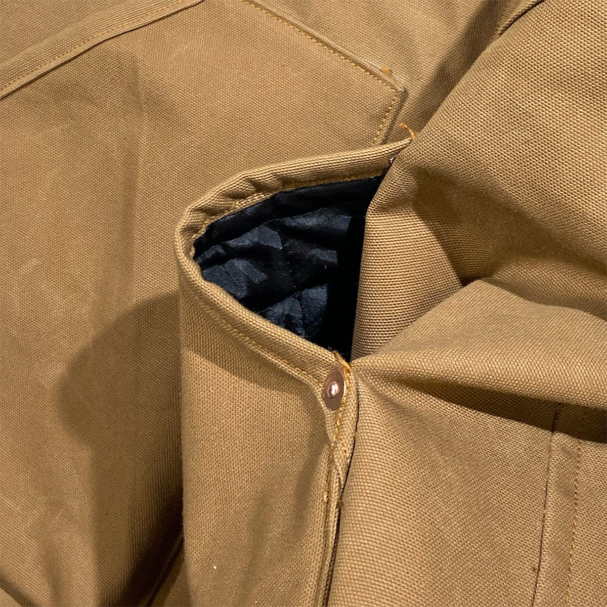 12oz Ochre Duck Canvas Workman Waistcoat Lined