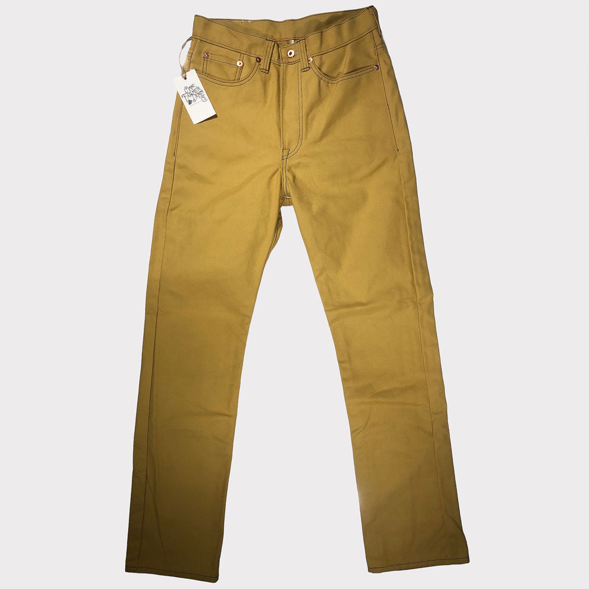#134 18oz Duck Canvas 5 Pocket Model Lite Ochre