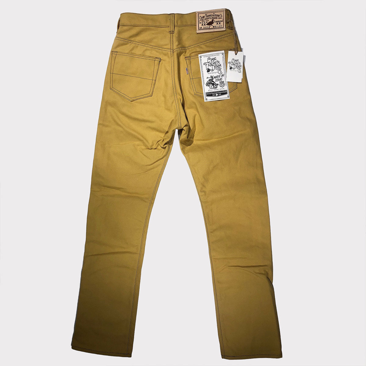 #134 18oz Duck Canvas 5 Pocket Model Lite Ochre