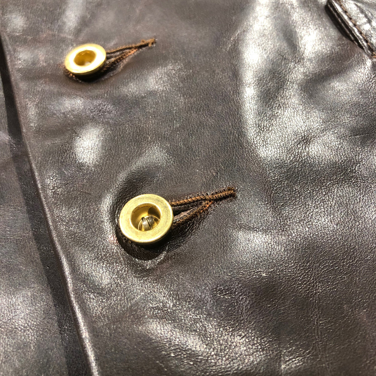 2/3oz Coffee Brown Horse LEATHER "Type B" Waistcoat